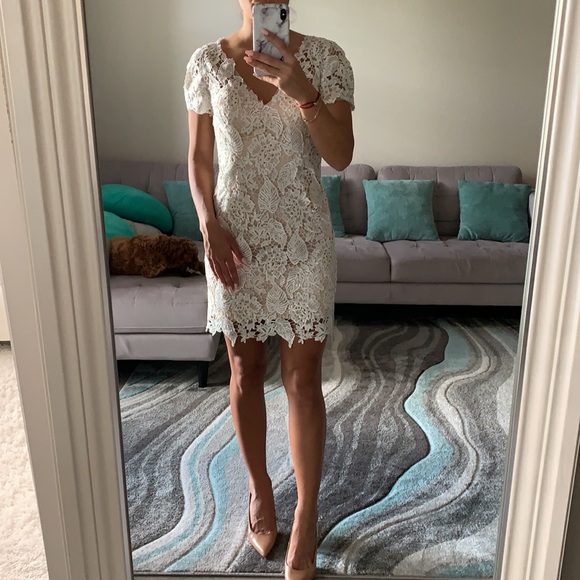 White Rhinestone Dress - Picture 4 of 7